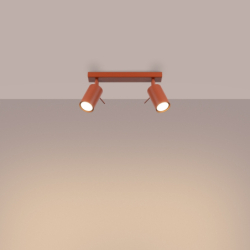 Plafon RING 2 ochra czerwona SOLLUX SL.1507