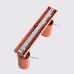 Plafon RING 2 ochra czerwona SOLLUX SL.1507