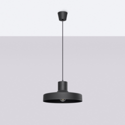 Lampa wisząca BILO czarna SOLLUX SL.1703