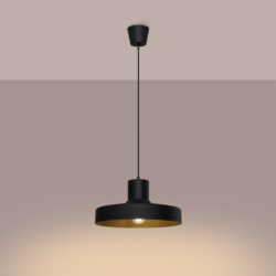 Lampa wisząca BILO czarna SOLLUX SL.1703