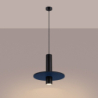 Lampa wisząca PELTA 1 czarna/granatowa SOLLUX SL.1884