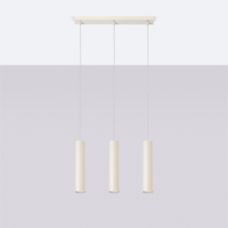Lampa wisząca LAGOS 3L beżowa SOLLUX SL.1481