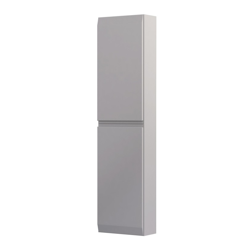 Szafka wysoka boczna 40 cm., dwoje drzwi Brylant piaskowy mat - uniwersalna l/p ORISTO OR36-SB2D-40-10-V3