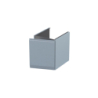 Szafka niska boczna 40 cm., jedne drzwi Brylant szaroniebieski mat, uchwyt chrom połysk ORISTO OR36-SN1D-40-16-P
