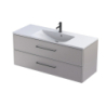 Szafka podumywalkowa 120 cm., dwie szuflady Lagom piaskowy mat, bez uchwytów ORISTO OR53-SD2S-120-10
