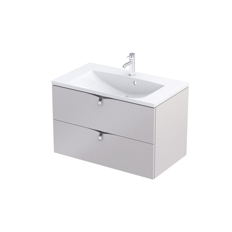 Szafka podumywalkowa 80 cm., dwie szuflady Siena piaskowy mat ORISTO OR45-SD2S-80-10