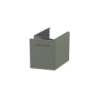 Szafka niska boczna 40 cm., jedne drzwi Lagom oliwkowy mat, uniwersalna lewa/ prawa, bez uchwytów ORISTO OR53-SN1D-40-17-P