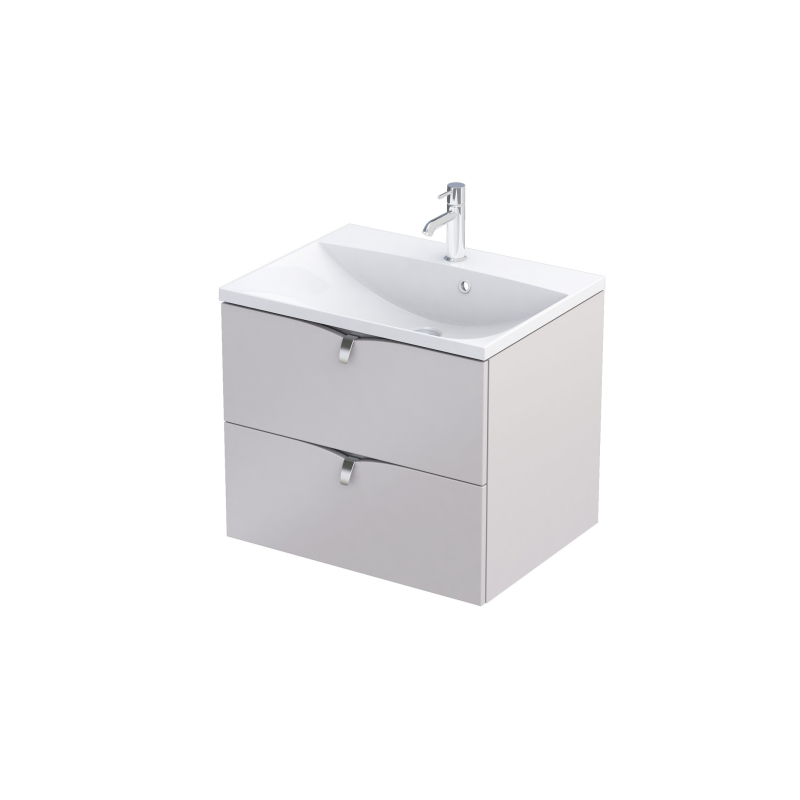 Szafka podumywalkowa 60 cm., dwie szuflady Siena piaskowy mat ORISTO OR45-SD2S-60-10