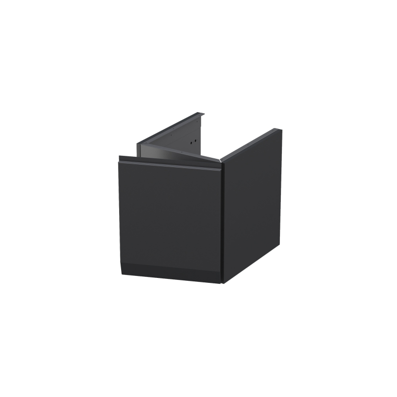 Szafka niska boczna 40 cm., jedne drzwi Brylant czarny mat, prawa ORISTO OR36-SN1D-40-8-P