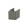 Szafka niska boczna 40 cm., jedne drzwi Brylant oliwkowy mat, uchwyt chrom połysk ORISTO OR36-SN1D-40-17-P