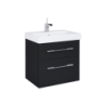 SZAFKA BARCELONA 60 2S BLACK MATT PDW ELITA 169126