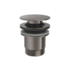 Zawór spustowy Click-clack Simple-rapid do umywalki z opcją zawsze otwartą grafit  TRES 24284010GR