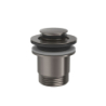 Zawór spustowy Click-clack Simple-rapid do umywalki z opcją zawsze otwartą grafit  TRES 24284020GR