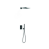 Zestaw baterii termostatycznej podtynkowej 2-drożnej prysznicowej THERM-BOX czerń matowa TRES 00635004NM