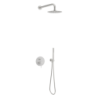 PI set prysznicowo-wannowy podtynk z deszczownicą 25cm, 3 funkcyjny, nikiel szczotkowany EXCELLENT AREX.SET.1247NB