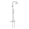 PI zestaw prysznicowy ścienny z deszczownicą 25 cm, nikiel szczotkowany EXCELLENT AREX.1281NB