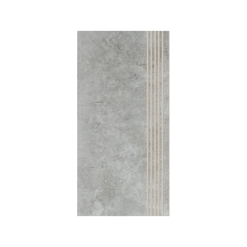 SCRATCH GRYS STOPNICA PROSTA NACINANA POLPOLER 29,8X59,8 GAT.1 (P.96733)