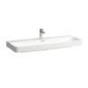 Umywalka ścienna 120cm, jednokomorowa, z 2 otworami na baterie, z otworem przelewowym, powłoka LCC ACTIVE LAUFEN H814861A001071