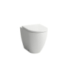 Miska wc stojąca, przyścienna, Silent flush/rimless, odpływ podwójny (poziomy/pion), powłoka ACTIVE LAUFEN H823861A000001