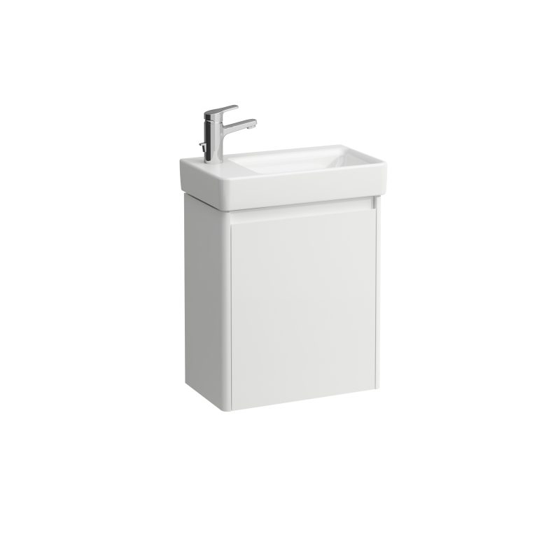 Szafka podumywal. 480 z 1 drzwiami - zawiasy L, 457x270x515mm PRO S H815955, PRO X H815865, biały połysk LAUFEN H4112311082611