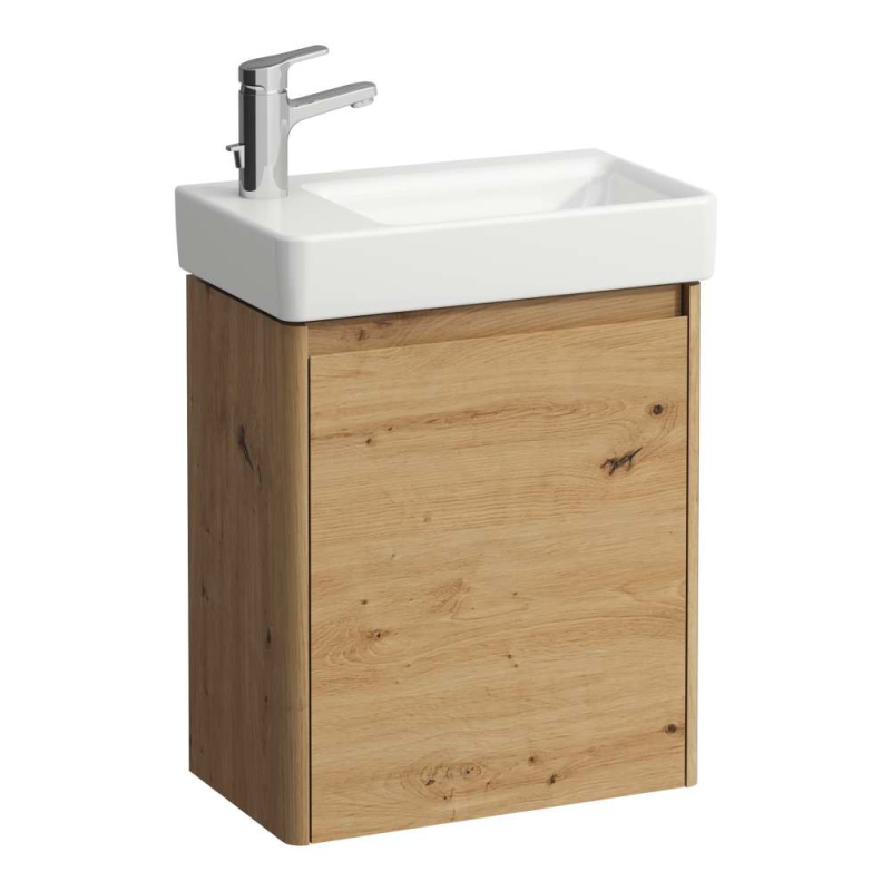 Szafka podumywalkowa 480 z 1 drzwiami - zawiasy L, 457x270x515 mm PRO S H815955, PRO X H815865, dziki dąb LAUFEN H4112311082671