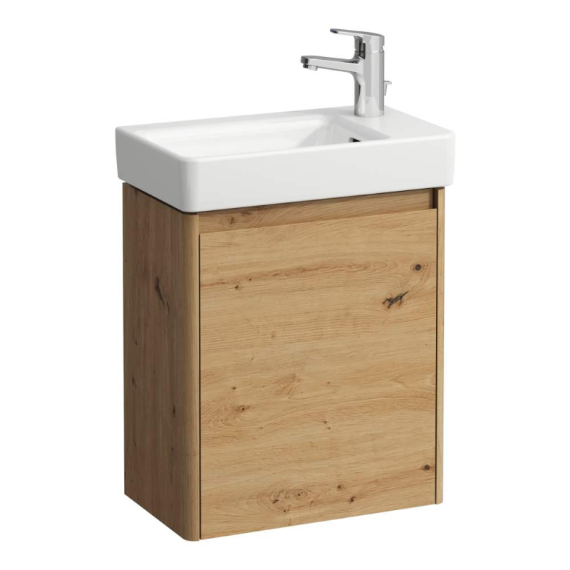 Szafka podumywalkowa 480 z 1 drzwiami - zawiasy P, 457x270x515 mm PRO S H815954, PRO X H815864, dziki dąb LAUFEN H4112321082671