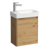 Pack 480: PRO X umywalka H815865 biała + Szafka podumywalkowa H411231, 1 drzwi lewe 480x280x610 mm LAUFEN H8658652671131