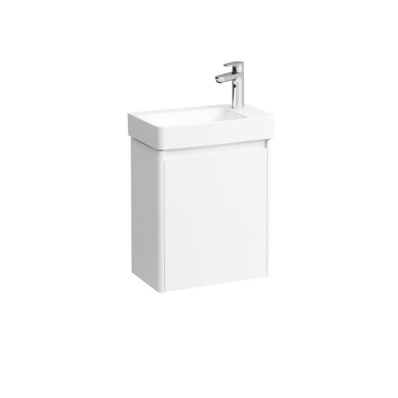 Pack 480: PRO X umywalka H815864 biała + Szafka podumywalkowa H411232, 1 drzwi prawe 480x280x610 mm LAUFEN H8658649991141