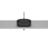 MERIDIAN Umywalka nablatowa owalna 46x36,5 cm Fineceramic CZARNY MAT ROCA A327748080