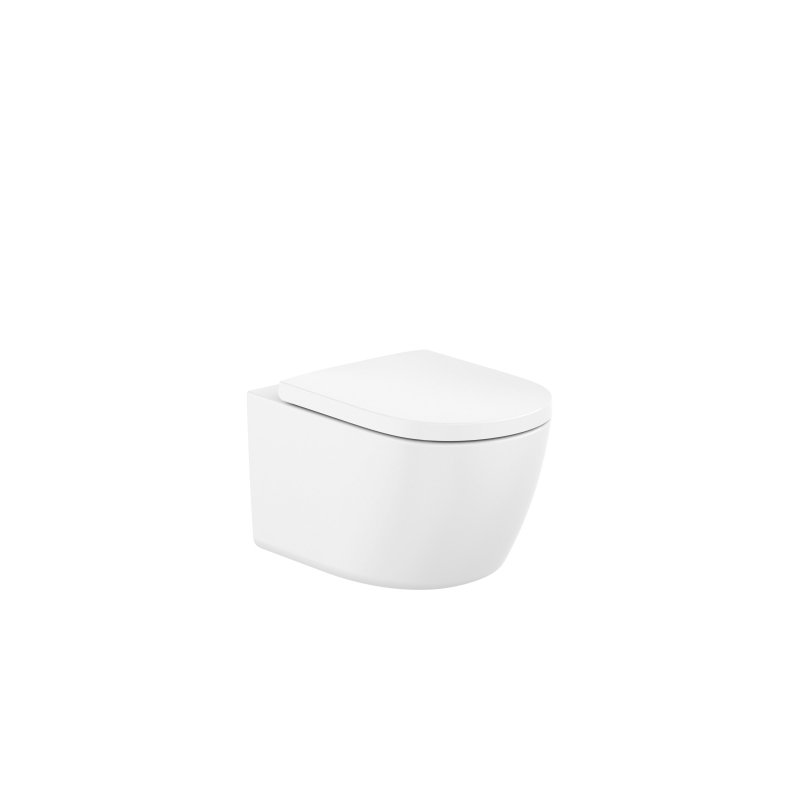 MERIDIAN Miska WC podwieszana Rimless Vortex 54 cm BIAŁY POŁYSK ROCA A346747000