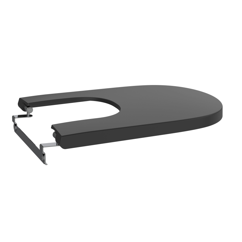 MERIDIAN Pokrywa bidetowa Duroplast wolnoopadajaca CZARNY MAT ROCA A806F92081