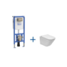 ZESTAW DUPLO S + GAP SQUARE COMPACTO RIMLESS Z DESKĄ SLIM ROCA A893107590