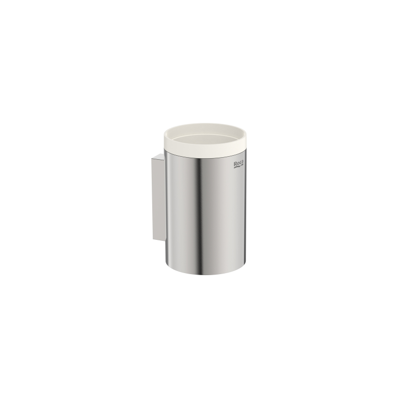 HOTELS ROUND Kubek ścienny PVD Inox ROCA A817595SM0