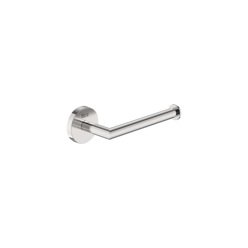 HOTELS ROUND Wieszak na papier toaletowy bez pokrywy ścienny PVD Inox ROCA A817582SM0