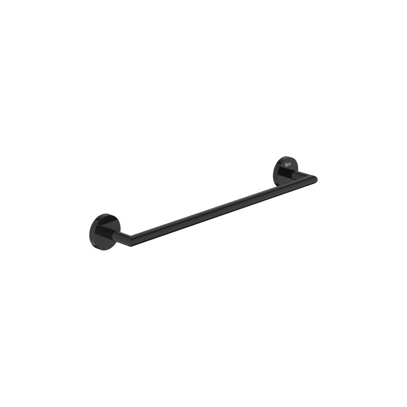 HOTELS ROUND Wieszak na ręcznik ścienny 45 cm PVD Titanium Black ROCA A817575CN0