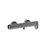 KAY Jednouchwytowa bateria prysznicowa ścienna bez zestawu prysznicowego PVD Brushed Graphite ROCA A5A217GGM0
