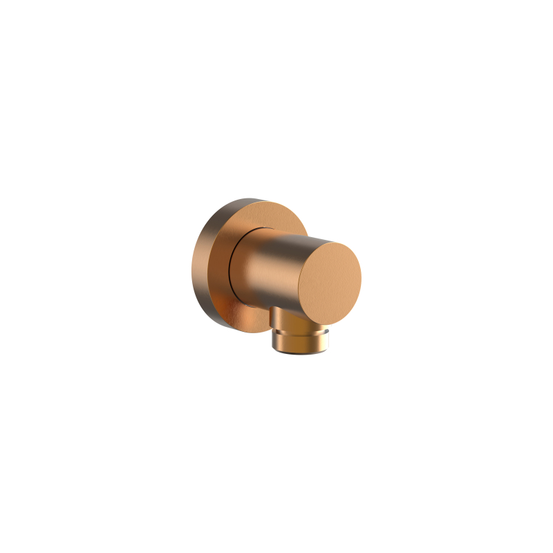 Przyłącze węża prysznicowego 1/2 (rozeta okrągła) PVD Brushed Copper ROCA A5B1450RM0
