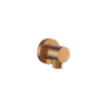 Przyłącze węża prysznicowego 1/2 (rozeta okrągła) PVD Brushed Copper ROCA A5B1450RM0