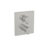 T-500 Bateria termostatyczna prysznicowa podtynkowa z rozetą kwadratową 160x180mm, PVD Inox, do ROCABOX ROCA A5A2R18SM0