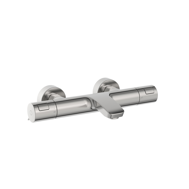 T-500 Bateria termostatyczna wannowo-prysznicowa ścienna PVD Inox ROCA A5A1E18SM0