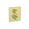 T-500 Bateria termostatyczna wannowo-prysznicowa podtynkowa 160x180mm PVD Brushed Gold, do ROCABOX ROCA A5A0D18VA0