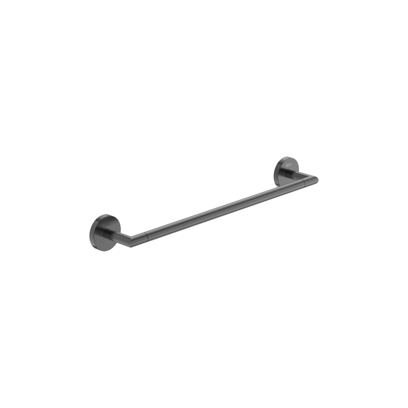 HOTELS ROUND Wieszak na ręcznik ścienny 45 cm PVD Brushed Graphite ROCA A817575GM0