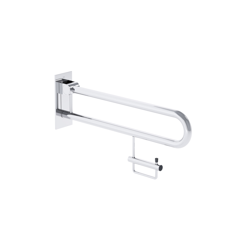Access Pro M1 Poręcz uchylna 700 mm z uchwytem na papier połysk ROCA A817191C00