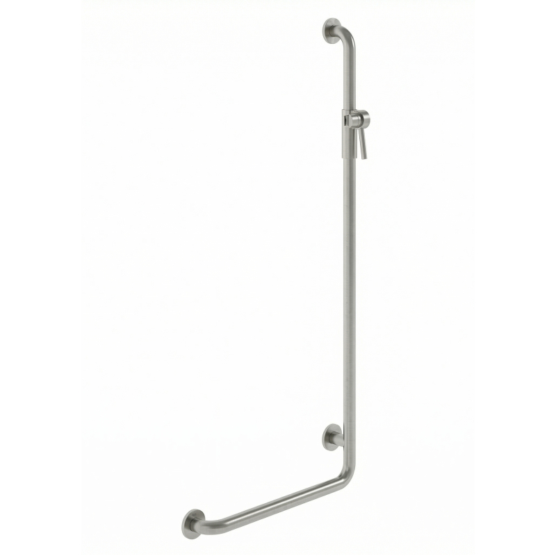 Access Pro M1 Poręcz prysznicowa kątowa z uchwytem 1200 x 500 mm PRAWA mat ROCA A817195C20