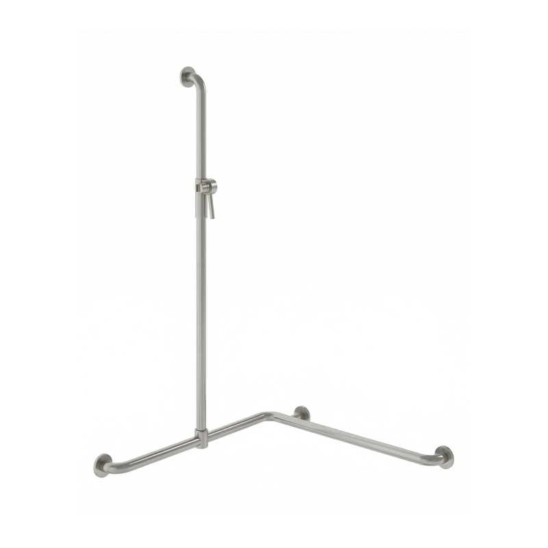 Access Pro M1 Poręcz prysznicowa na 2 ściany z uchwytem 1200 x 763 x 763 mm mat ROCA A817196C20