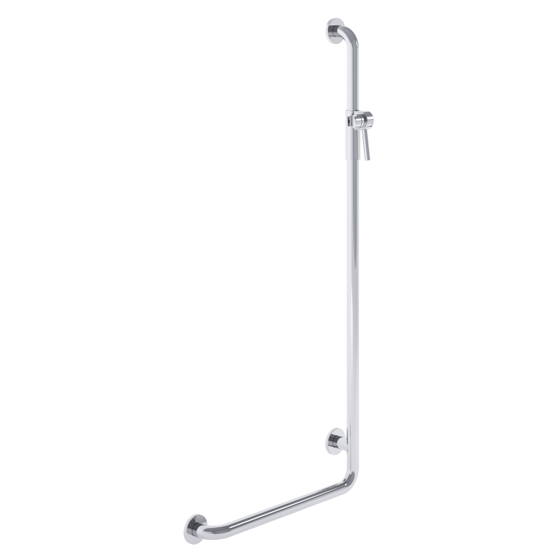 Access Pro M1 Poręcz prysznicowa kątowa z uchwytem 1200 x 500 mm PRAWA połysk ROCA A817195C00