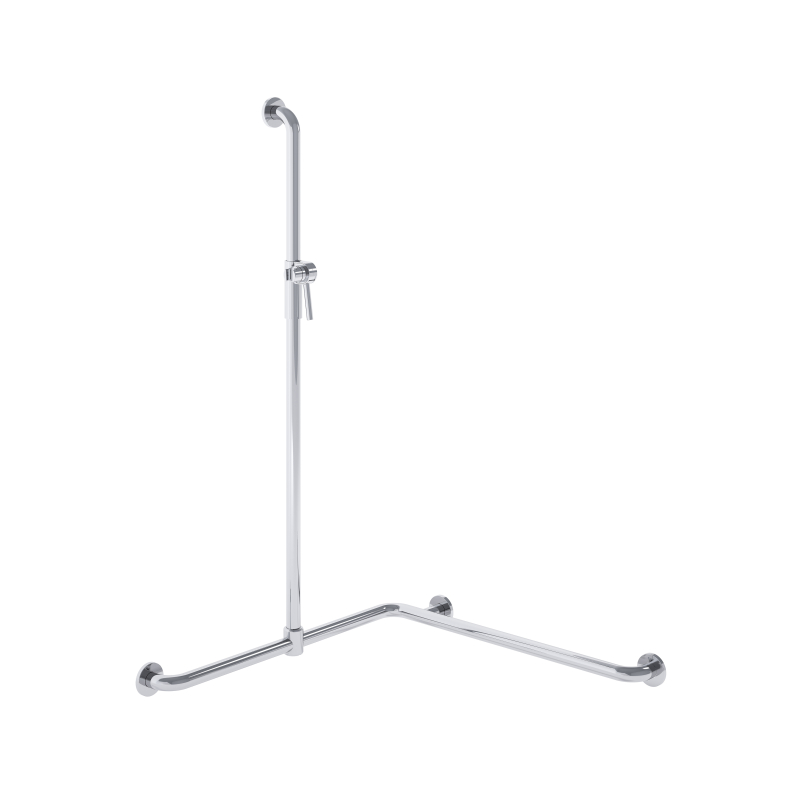 Access Pro M1 Poręcz prysznicowa na 2 ściany z uchwytem 1200 x 763 x 763 mm połysk ROCA A817196C00