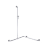 Access Pro M1 Poręcz prysznicowa na 2 ściany z uchwytem 1200 x 763 x 763 mm połysk ROCA A817196C00