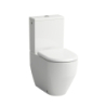 PRO A Miska do kompaktu WC RIMLESS 360x650mm, odpływ podwójny, zgodna z systemem spłukiwania 4,5/3l LAUFEN H8259620000001