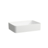 SAVOY Umywalka nablatowa prostokątna 550 x 380 mm, bez otworu na baterie bez otworu przelewowego LAUFEN H8169447571121